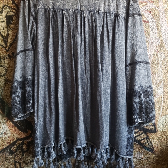 Indigo Thread co 100% rayon duster - Picture 2 of 3